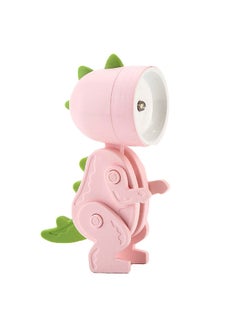 Cartoon Night Light Kid Lamp Mini Dinosaur LED Desk Lamps Cute DIY Portable with Adjustable Angle for Kids Students Bedroom Bookends Nursery Room