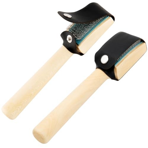 CM Cosmos 2 Pcs Dance Shoes Brush, Suede Soles Wire Shoes Cleaners Cleaning Brush for Dancing Shoes - Image 1
