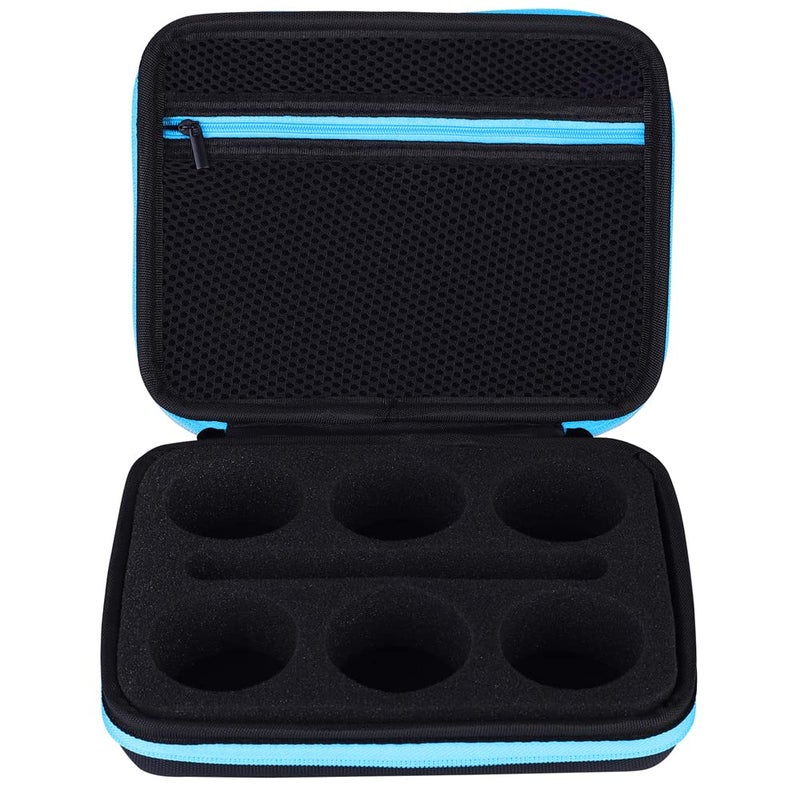 MAGICYOYO Yoyo Storage Case, Portable Yoyo Storage Bag Carry Bag Pouch Outdoor Protect Yo-yo Accessories, 6 Yo yo Storage Compartments and Interior Zip Mesh (Black Yellow) - Image 2