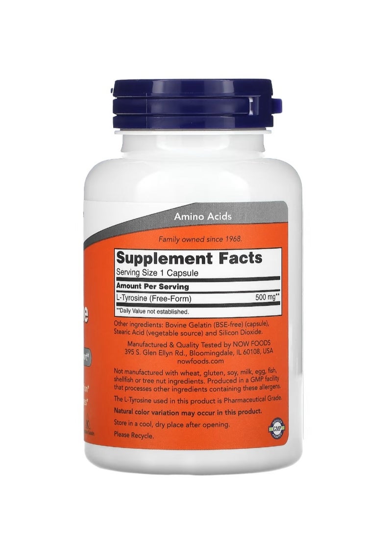 ناو ل-تيروسين 500 ملجم، 120 كبسولة - Image 2