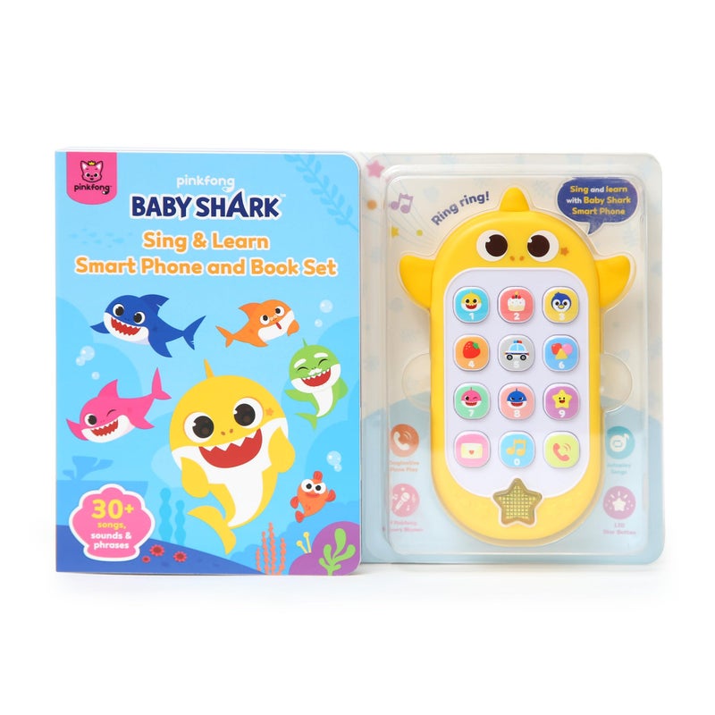 Pinkfong Baby Shark Sing & Learn Smart Phone and Book Set - Interactive Educational Toy - Ages 1-3 - Image 1