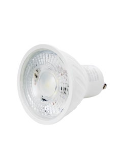 Geepas 7W GU 10 Bulb GESL55098, 560 Lumens, Cool Day Light 6500 K| Energy Efficient Bulb with 15000 Hours Lifetime, Ceiling Light Bulb Perfect for Home and Office Use, 2 Years Warranty, White