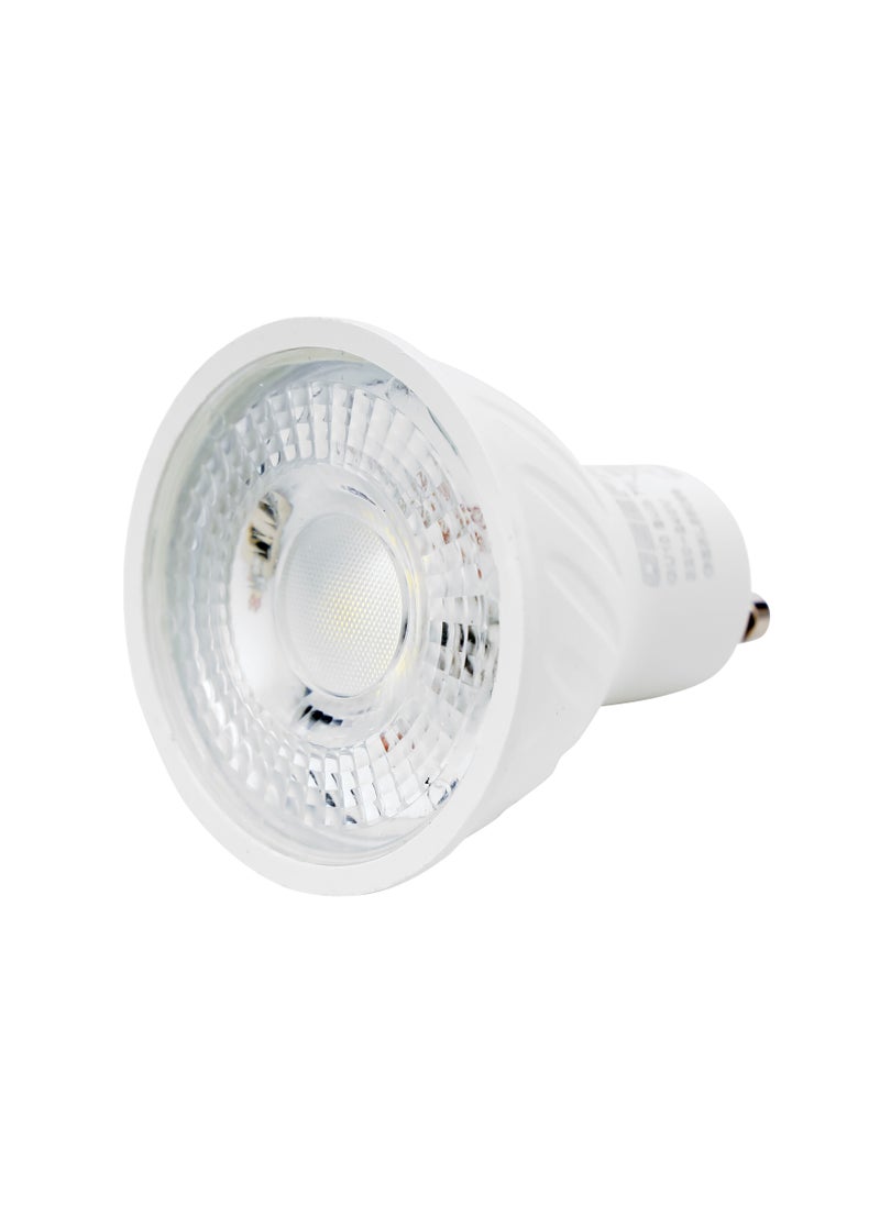 GEEPAS - Geepas 7W GU 10 Bulb GESL55098, 560 Lumens, Cool Day Light 6500 K| Energy Efficient Bulb with 15000 Hours Lifetime, Ceiling Light Bulb Perfect for Home and Office Use, 2 Years Warranty, White - Image 1