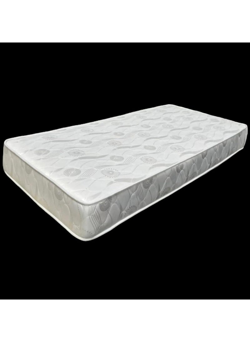 COMFY WHITE KNITTED COTTON MEDICATED FLAT MATTRESS 190 X 90 X 10CM - Image 2