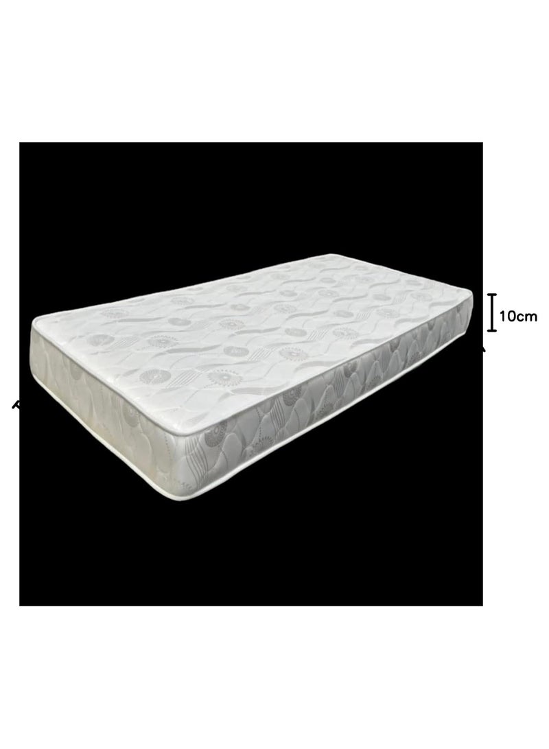 COMFY WHITE KNITTED COTTON MEDICATED FLAT MATTRESS 190 X 90 X 10CM - Image 3