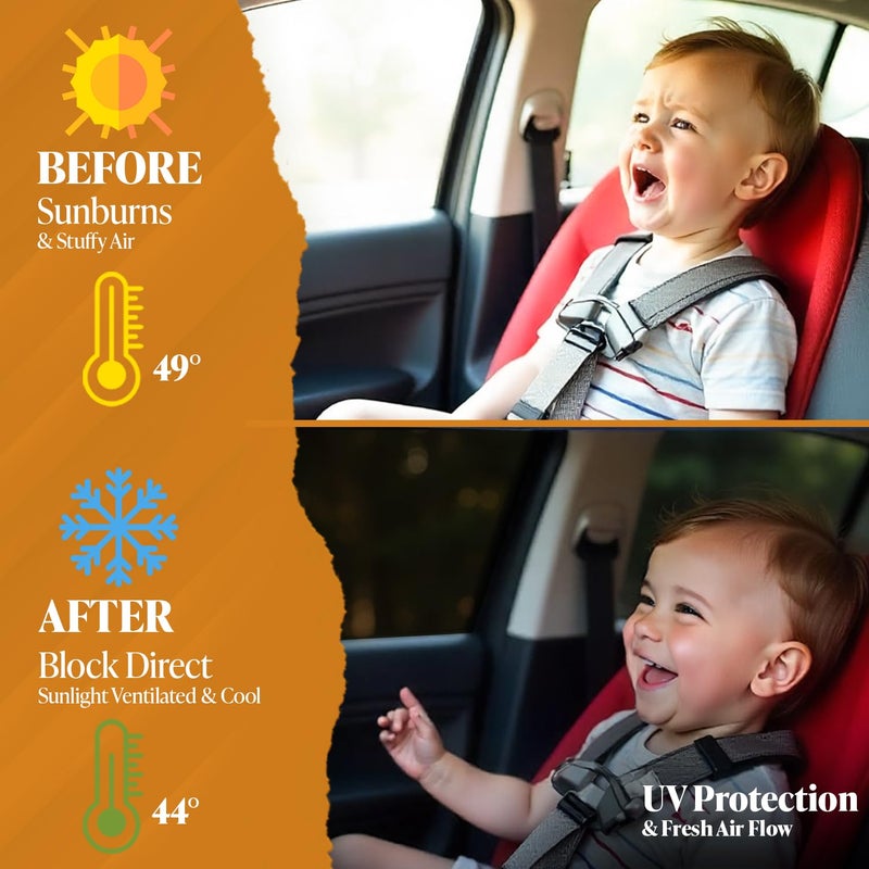 Autofact Car Sunshades for Hyundai i20 New (2020 to 2025), UV Protection, Useful Car Accessories, Custom fit Sun Shades for Side Windows, Set of 4 - Image 4