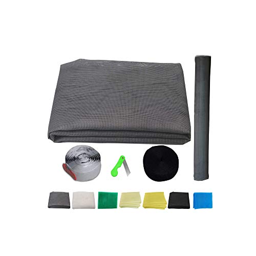 SAI PRASEEDA Mosquito Net for Window with Fiber Glass Mesh 4/6feet(120/180cm) 48/72Inches 1 Year Guarantee Without Stitched (Grey Color) 200GSM No:17 - Image 1