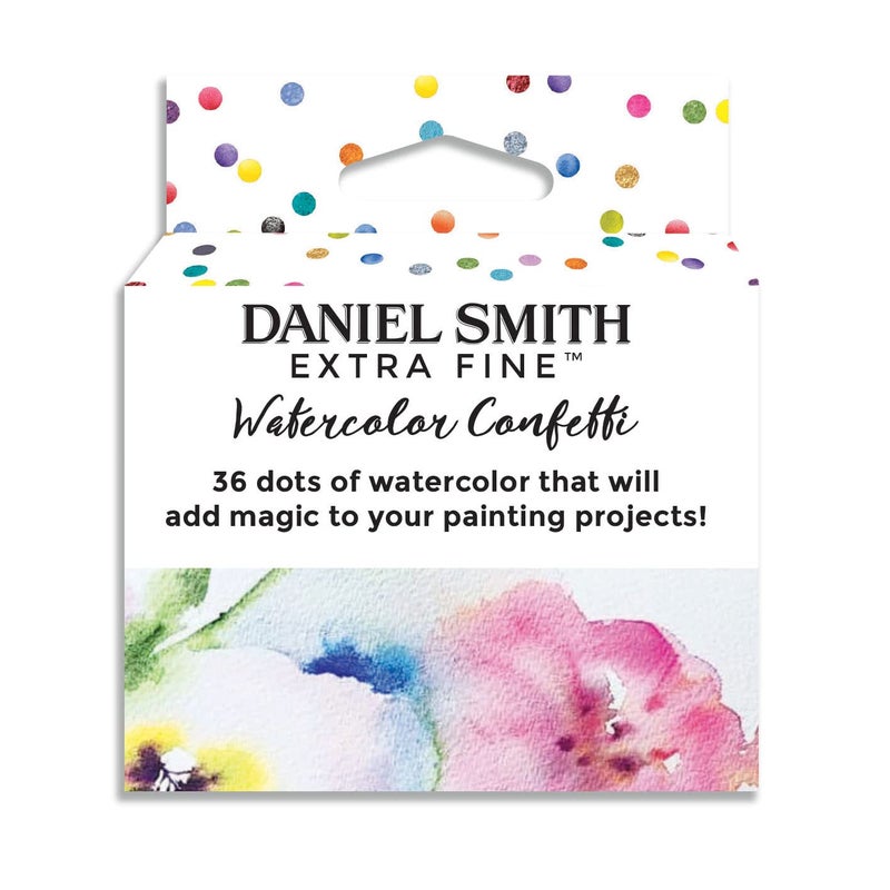 Daniel Smith Extra Fine Watercolor Paint Watercolor Confetti Contain 36 Unique Watercolor dot Samples 285900101
