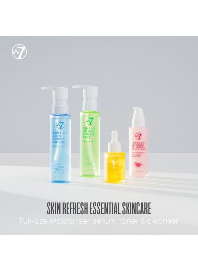 W7 Skin Refresh Skincare Set | Face Cleanser, Toner, Serum & Moisturizer | Hydrating & Glow Boosting Routine | Full Size, Long Lasting Products to Use at Home - Image 2