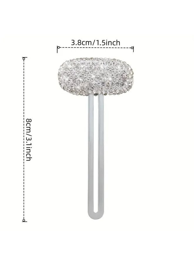 White Diamond Toothpaste Squeezer T Shaped Design Effortless Pumping Hygiene Bathroom Accessory - Image 3