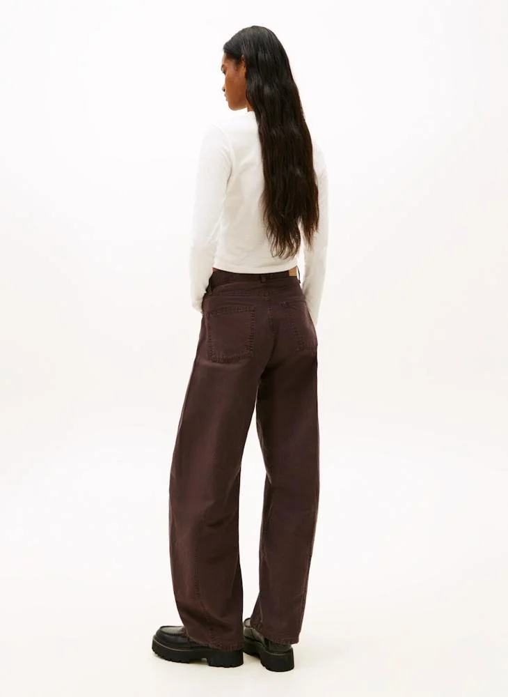 تومي جينز تيشيرت بياقة دائرية وشعار