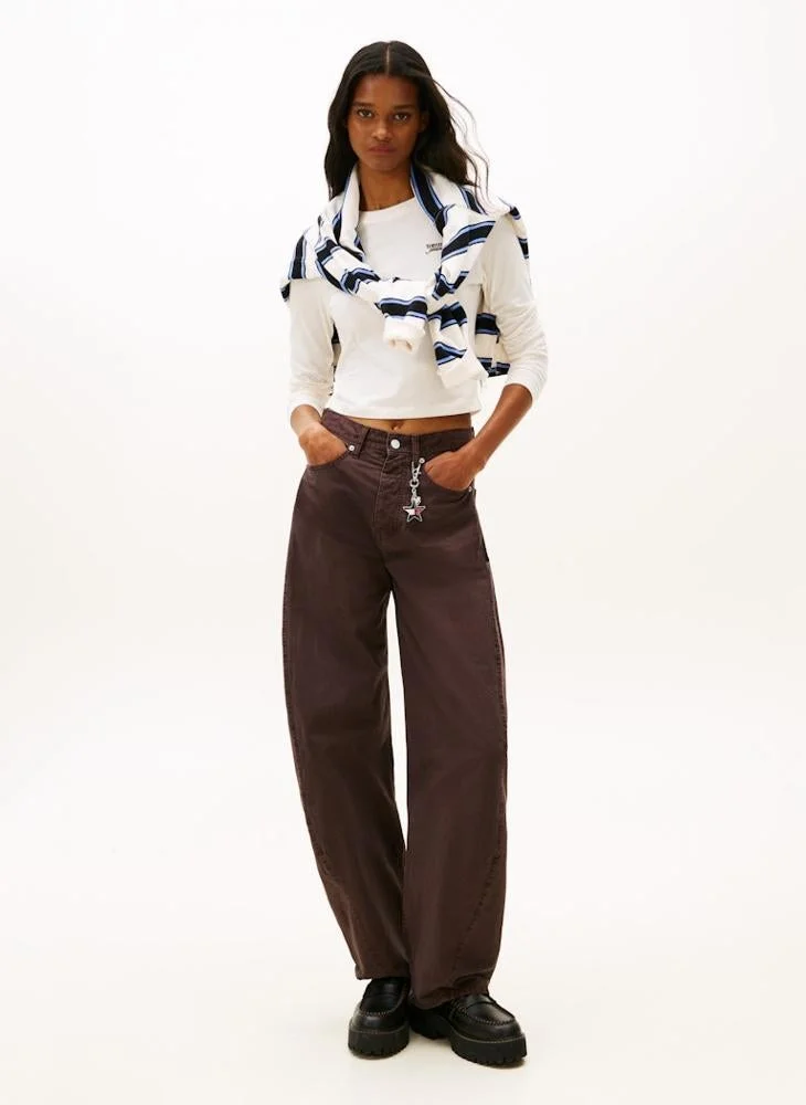 TOMMY JEANS  Logo Crew Neck T-Shirt for Women | Best Price UAE