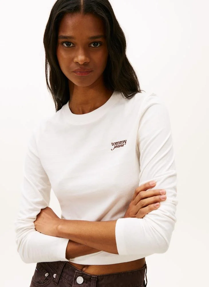 TOMMY JEANS  Logo Crew Neck T-Shirt for Women | Best Price UAE
