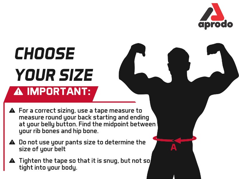 Aprodo Multipurpose Weight Lifting Belt for Back Support Comfortable & Durable for Powerlifting, Weightlifting, Gym, Workout - 100% Nylon, (4 Inch Wide) for Men and Women (Blue, Medium 32'' - 36'') - Image 4