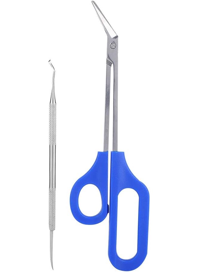 Asixxsix - Asixxsix Long Handle Toenail Scissors for Adult Seniors, Long Handled Clipper for Thick Toe Nail, Stainless Steel, Ergonomic Design - Image 1