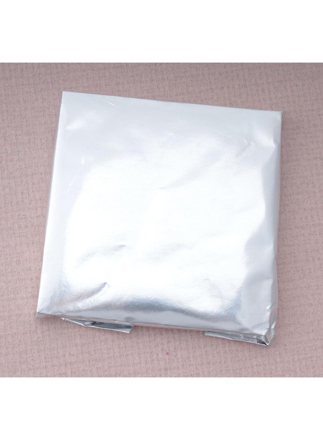 SOWAKA 50 Pcs Foil Chocolate Wrapper 16 x 19 cm Large Candy Bar Wrapping for Christmas Wedding Birthday Baby Shower Parties Homemade Candies Sweets (Silver - 19 x 16) - Image 3