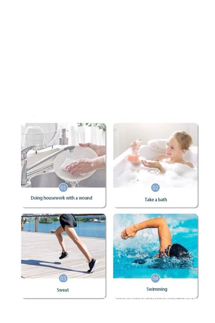 Fixic Freestyle Adhesive Patch 20 PCS – Good for Libre – Enlite – Guardian – NO Glue in The Center of The Patch – Pre-Cut Back Paper – Long Fixation for Your Sensor - Image 2