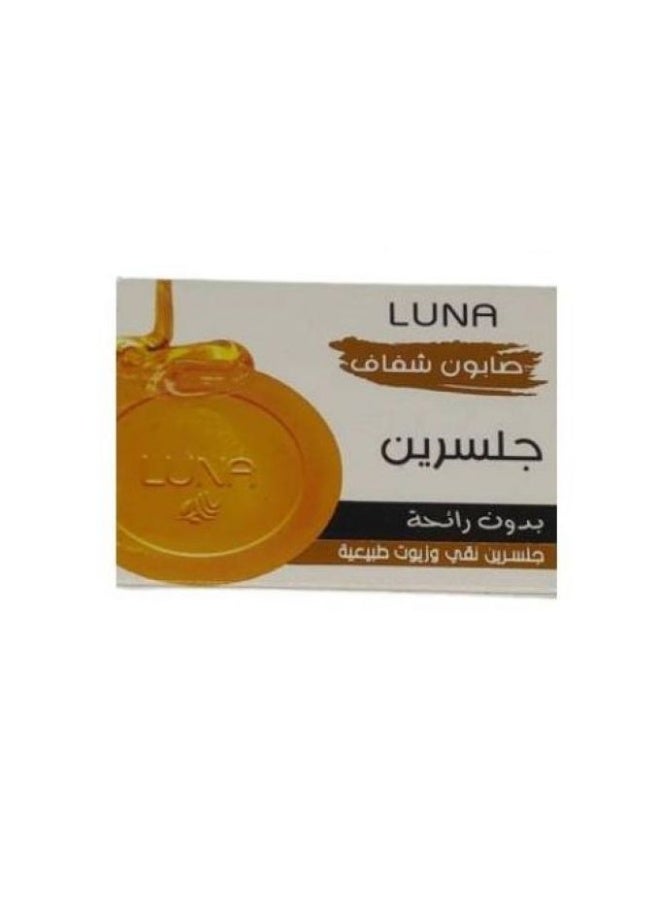 لونا صابون جلسرين شفاف خالي من العطور 72 جرام - Image 4