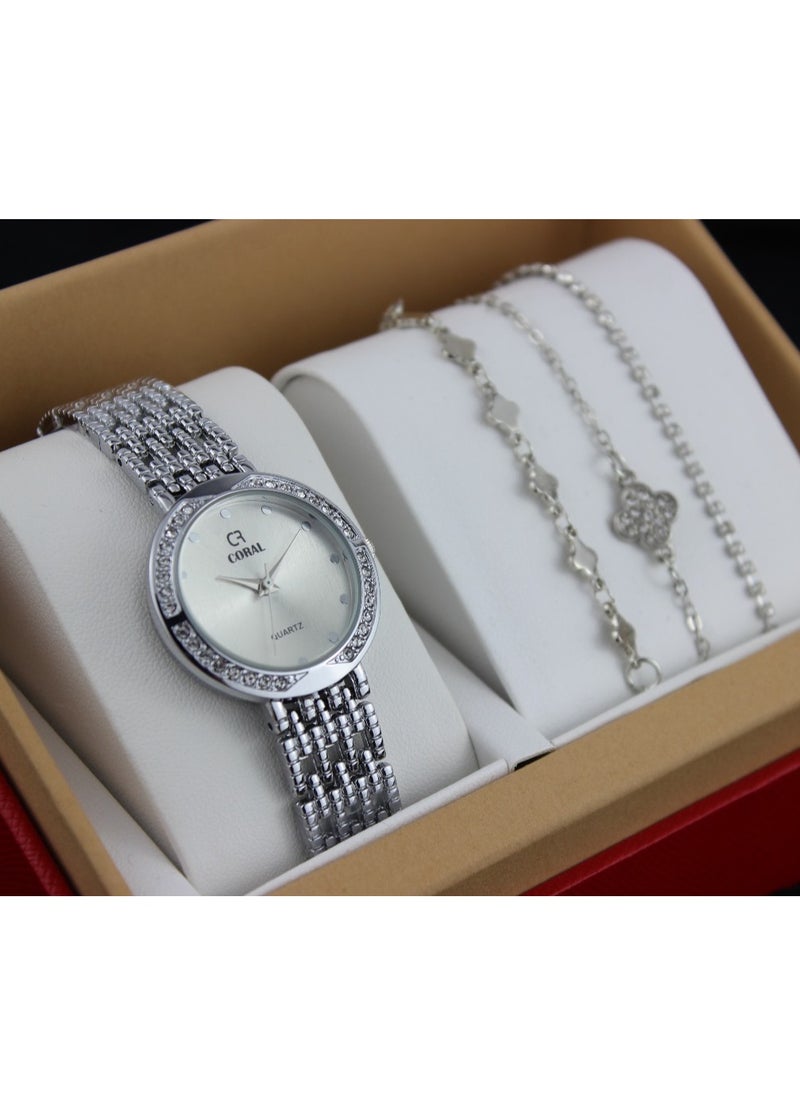 Reclaim with Argireline Women's evening watch set 