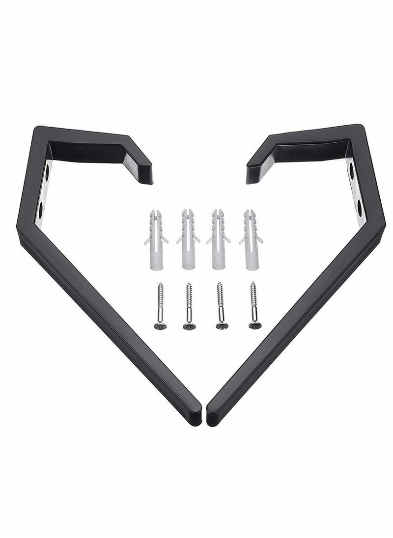 Excefore Helmet Holder Helmet Holder Hook Jacket Bags Wall Mount Cloth Display Rack Hanger 2PCS  - Image 4