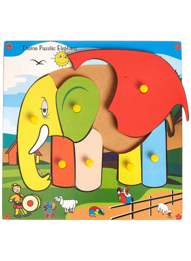 Skillofun Skillofun Theme Puzzle Standard Elephant Knobs, Multi Color - Image 2