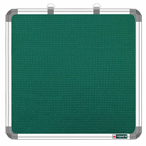 YAJNAS 2x2 Feet Notice Premium Material Pin-up Board/Pin-up Board/Soft Board/Bulletin Board/Pin-up Display Board for Office, School and Home, (Green, Pack of 1) (2 x 2 Feet, Green) - Image 3