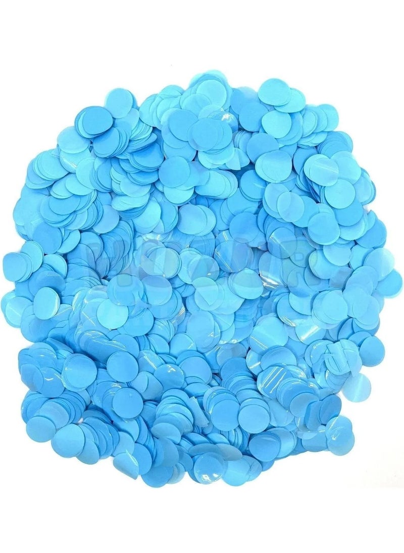 1 Pack Blue Balloon Sequin Blue Balloon Sequin Confetti Transparent Balloon Sequin with 10 Gram Confetti