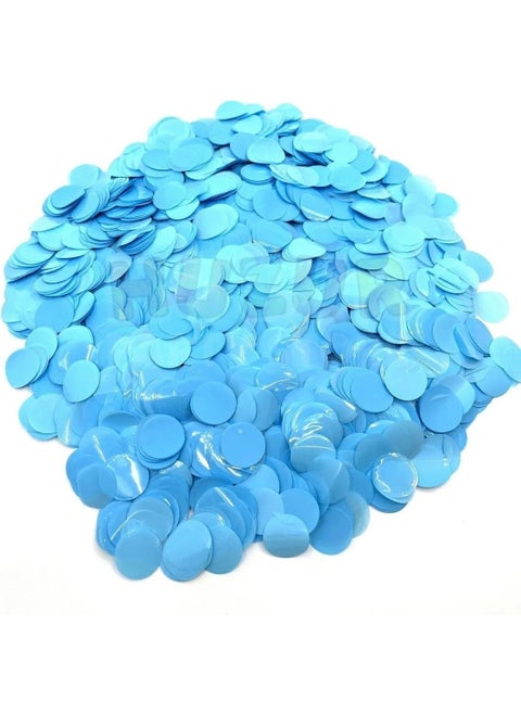 1 Pack Blue Balloon Sequin Blue Balloon Sequin Confetti Transparent Balloon Sequin with 10 Gram Confetti