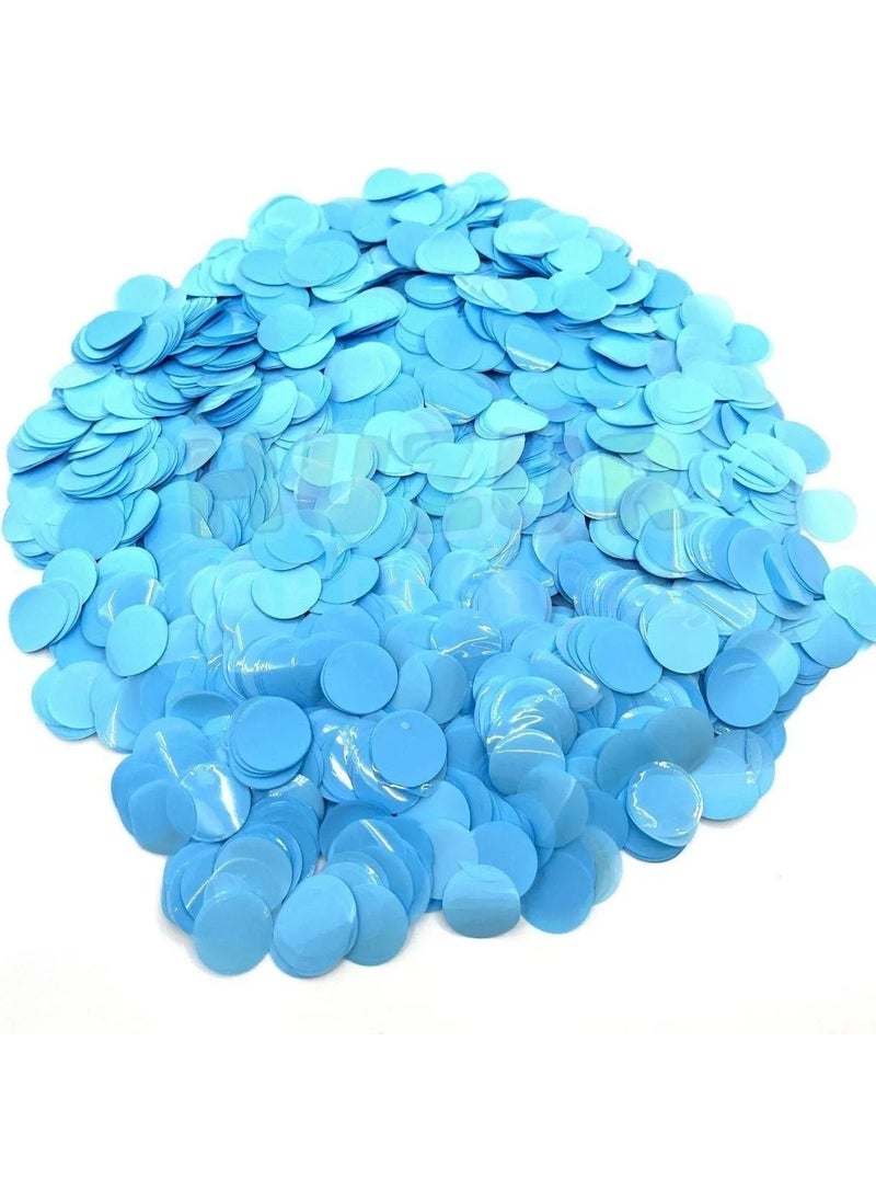 1 Pack Blue Balloon Sequin Blue Balloon Sequin Confetti Transparent Balloon Sequin with 10 Gram Confetti