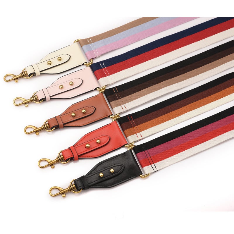 Mahuangshi MHS-F-24 Wide Shoulder Strap Crossbody Bag with Genuine Leather Ribbon Bag with Ethnic Style - Image 2