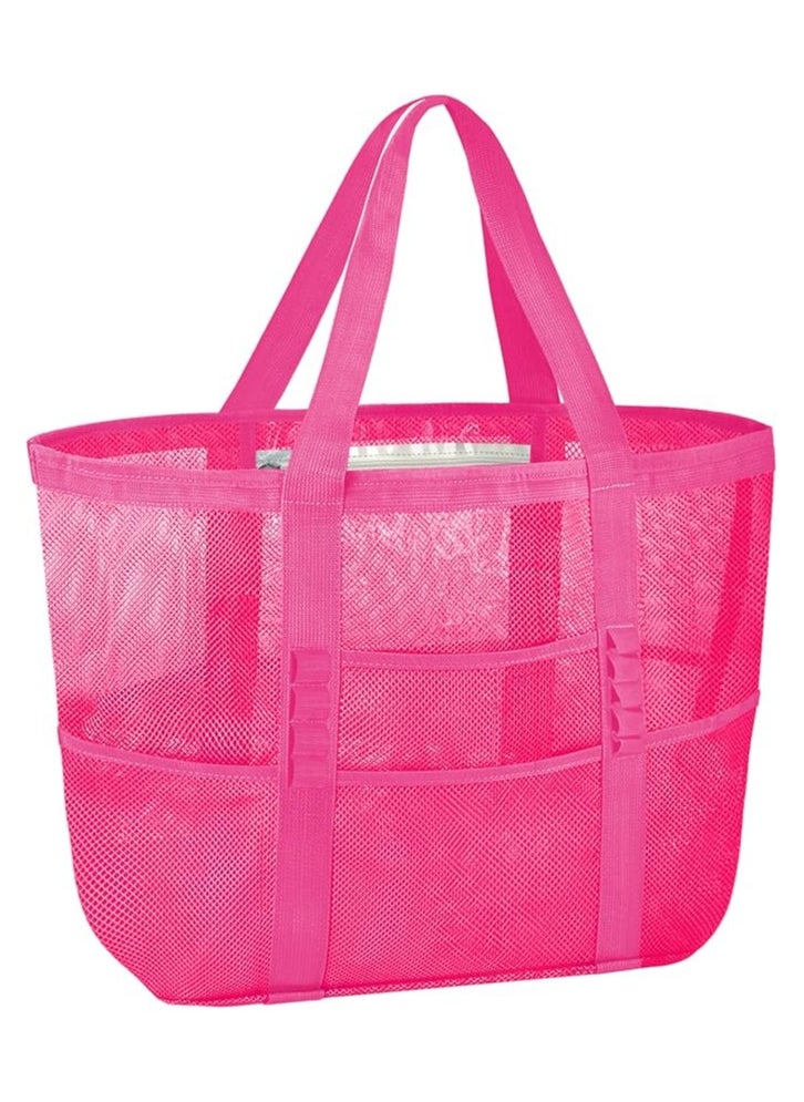 Swift Large Mesh Beach Bag Beach Tote Bag Summer Holiday Bag Mesh Swimming Bag Pool Bag Weekend Bag Shopping Tote Bag  - Image 1