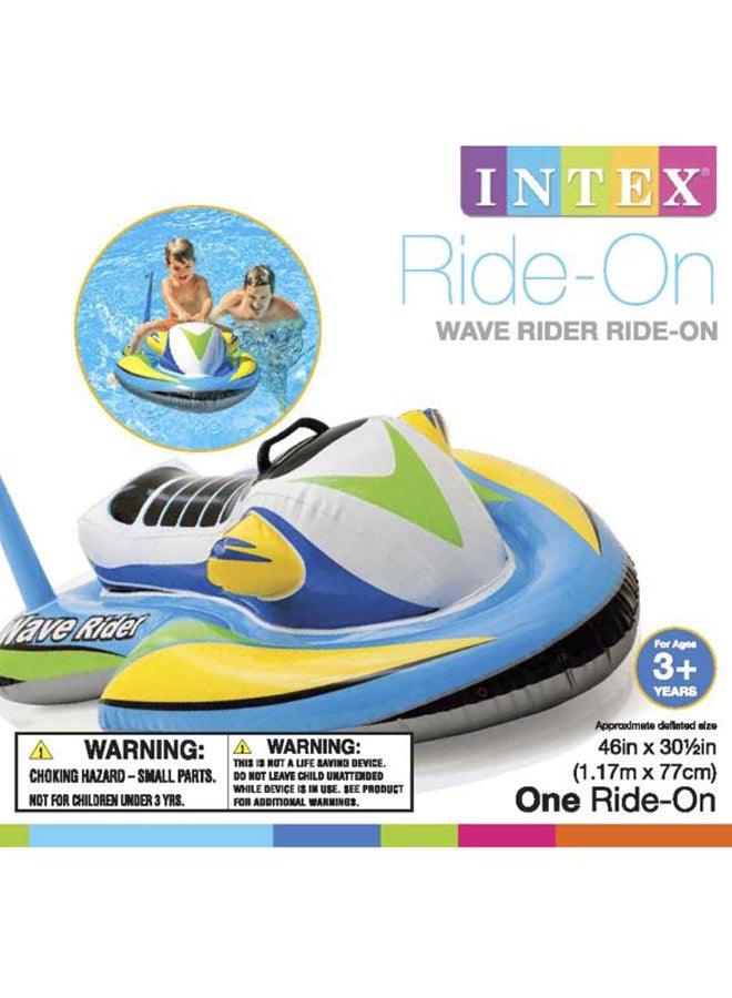 INTEX Wave Rider Inflatable Pool Float 46x30inch - Image 4
