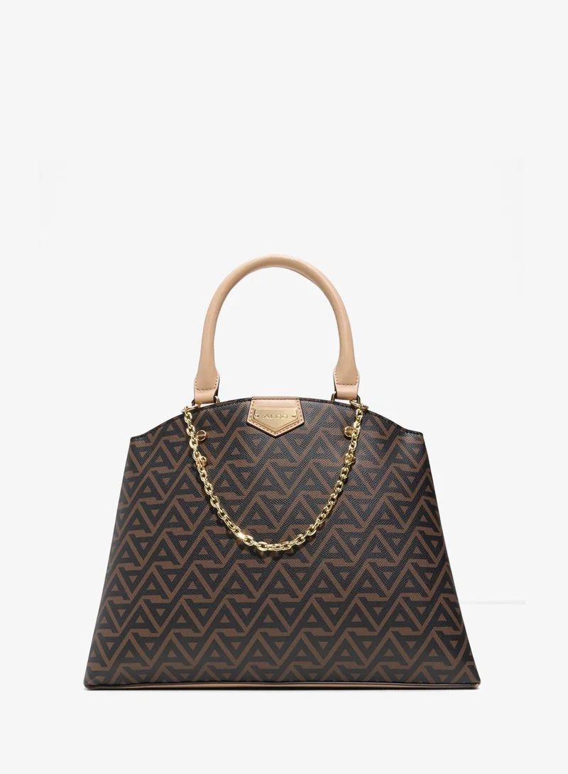 ASTRAEI Logo Printed Satchel Bag