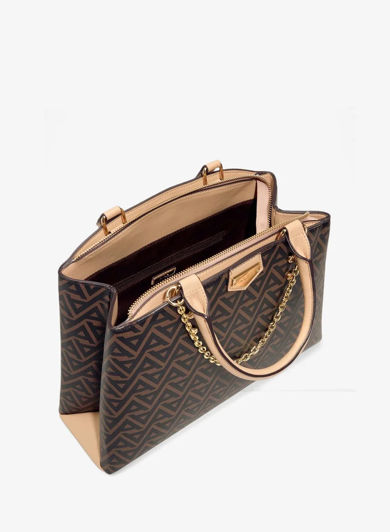 ALDO  ASTRAEI Logo Printed Satchel Bag for Women | Best Price UAE