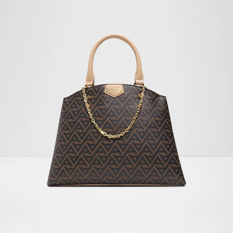 ALDO ASTRAEI Logo Printed Satchel Bag
