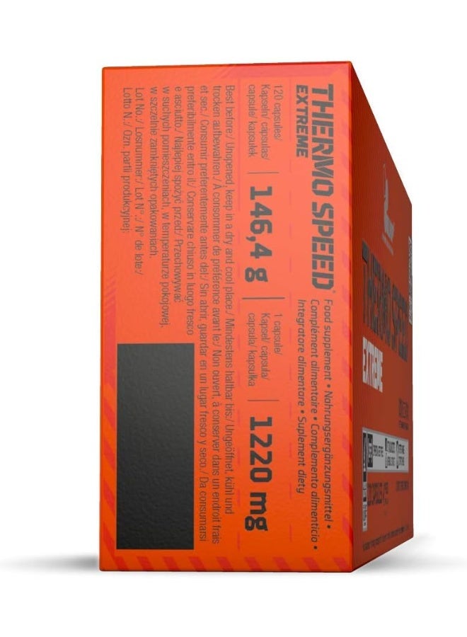 Olimp Sport Nutrition Thermo Speed Extreme – 120 Mega Capsules | Green Tea, L-Tyrosine & Natural Extracts for Active Lifestyles - Image 3