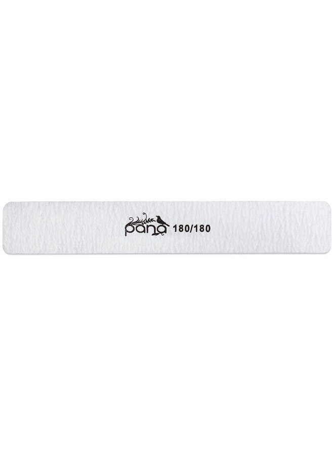 Pana 10Pcs Pana Jumbo Doublesided Emery Nail File For Manicure Pedicure Natural And Acrylic Nails Zebra (Grit 180180) - Image 4