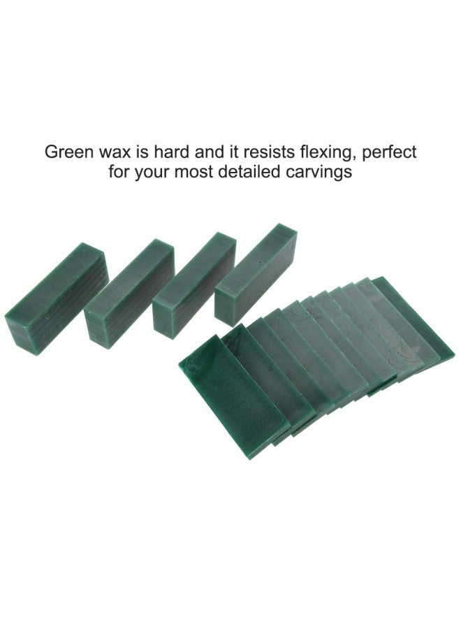klarako 15 4/6/8/21/23mm Thickness Green Carving Wax Piece, Jewelry Engraving Making Tool Mold Wax Ring Solid Carving Wax for Jewelry Ring Tool practice - Image 3