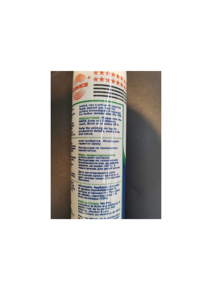 Asmaco General Purpose Silicone Sealant, Permanently Fiexible Asmaco 2500 clear  - Image 3