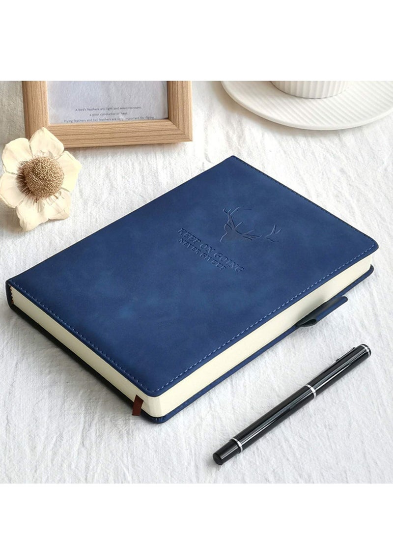 NIBEMINENT A5 Notebook Journal Hardcover Executive Diary with Premium Thick Paper, Navy Blue - Image 3