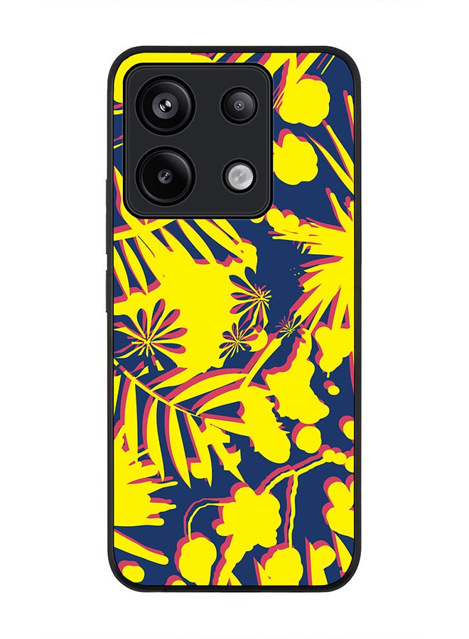 Stylizedd Rugged Black Edge Case for Xiaomi Redmi Note 13 Pro 5G, Slim fit Case Flexible Anti Drop TPU Gel Thin Cover -  Hawaii Jungle - Image 1