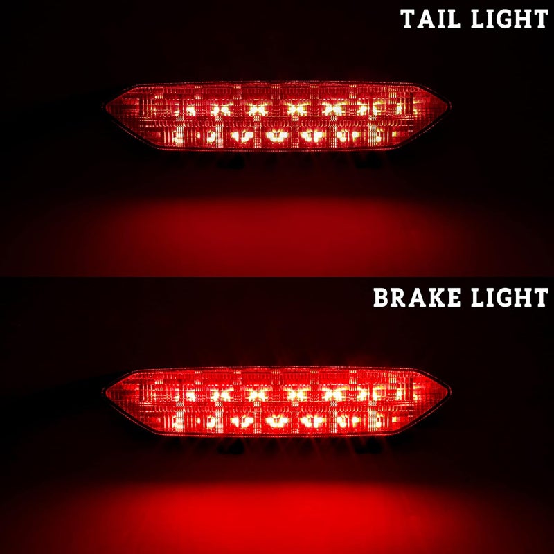 SAUTVS LED Smoked Black Tail Light Brake Light Taillight for Yamaha Raptor 700R 700 2006-2018 /YFZ450R YFZ450X YFZ 450R 450X 450 R X 2009-2018 Accessories (1PCS) - Image 2