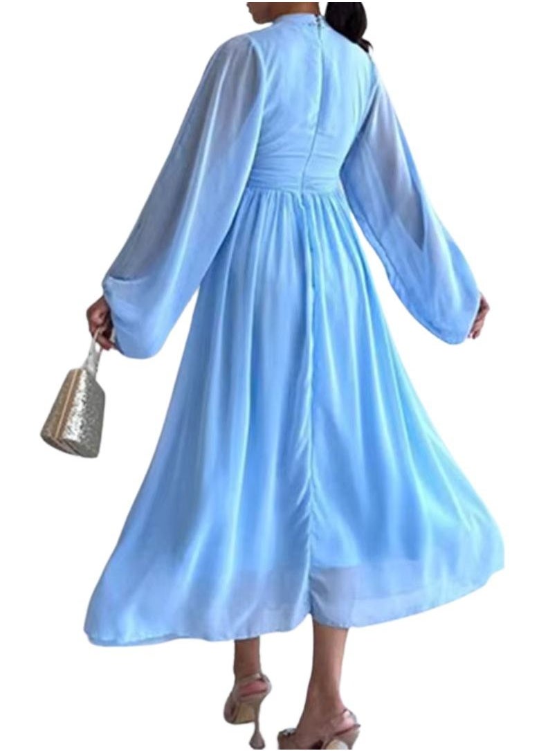 Generic - Women's chiffon dress with lining - Image 1