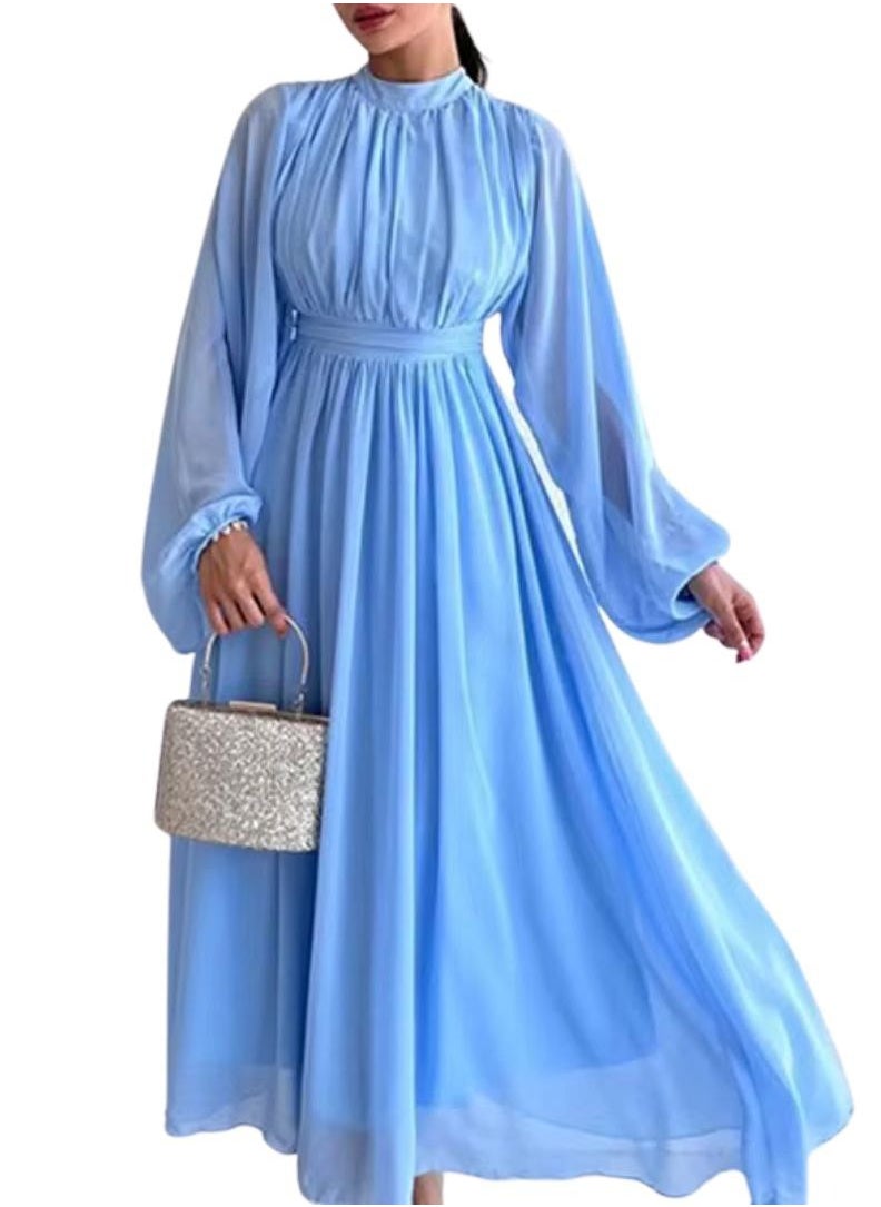 Generic - Women's chiffon dress with lining - Image 1