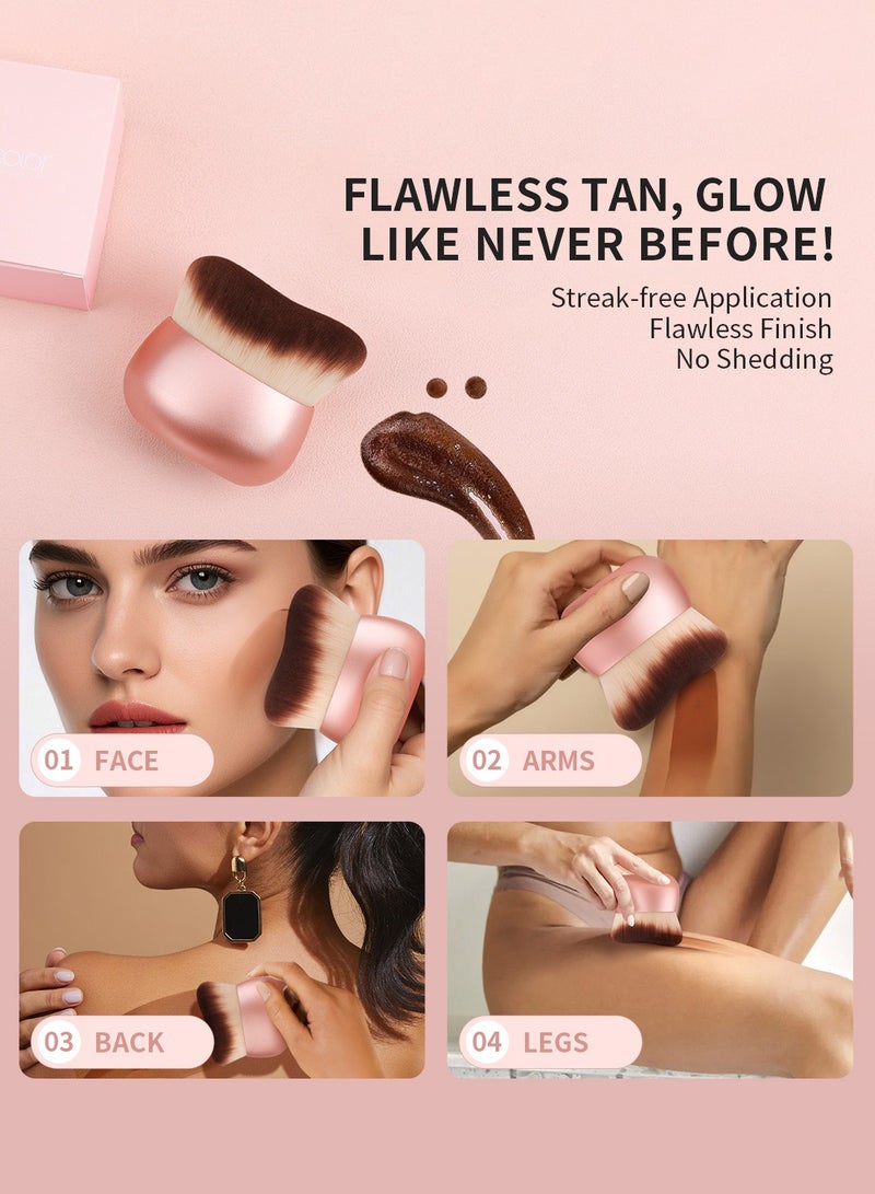 docolor Extra-Large Body Makeup Brush – Streak-Free Self Tanner & Foundation Applicator with Ergonomic Grip - Image 5