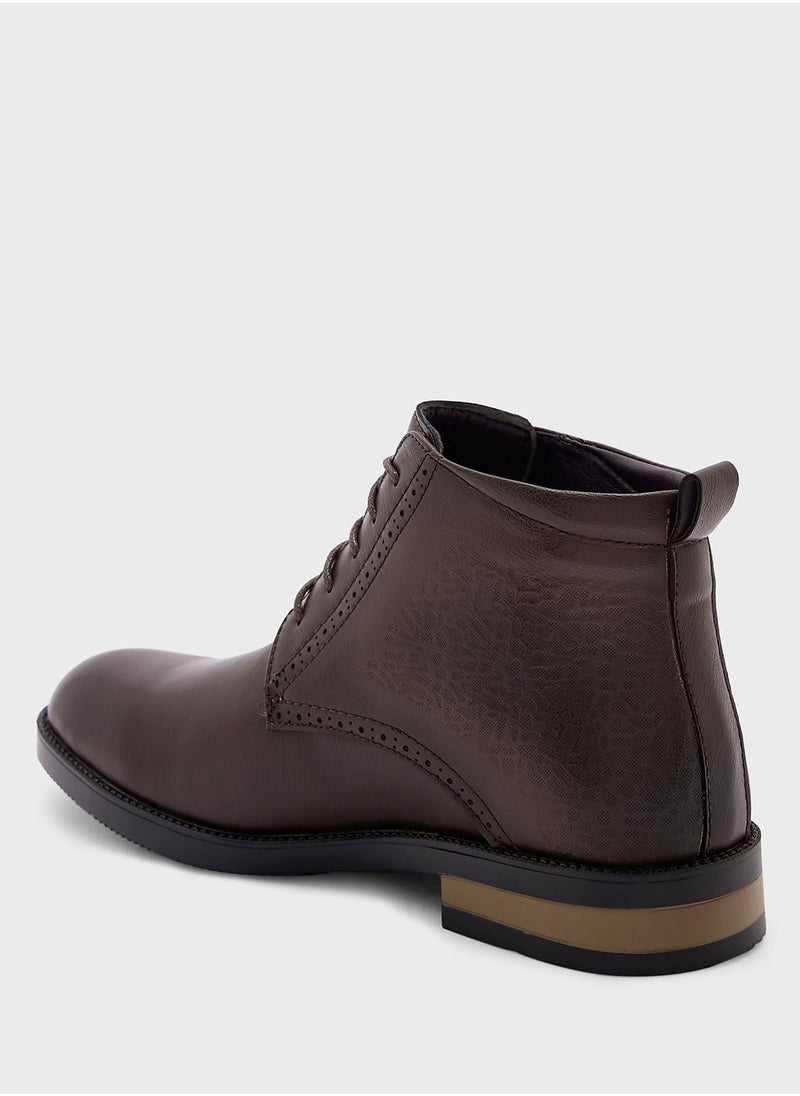 Robert Wood Formal Lace Up Boots  - Image 3
