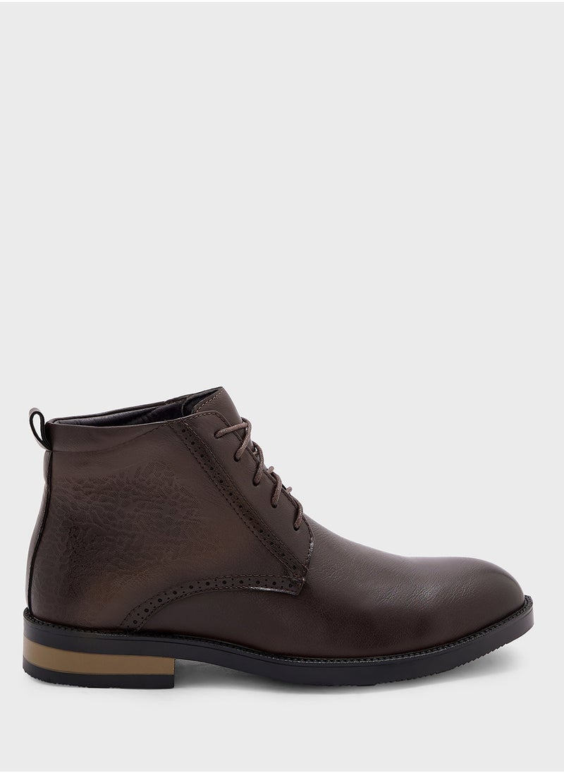Robert Wood Formal Lace Up Boots  - Image 1