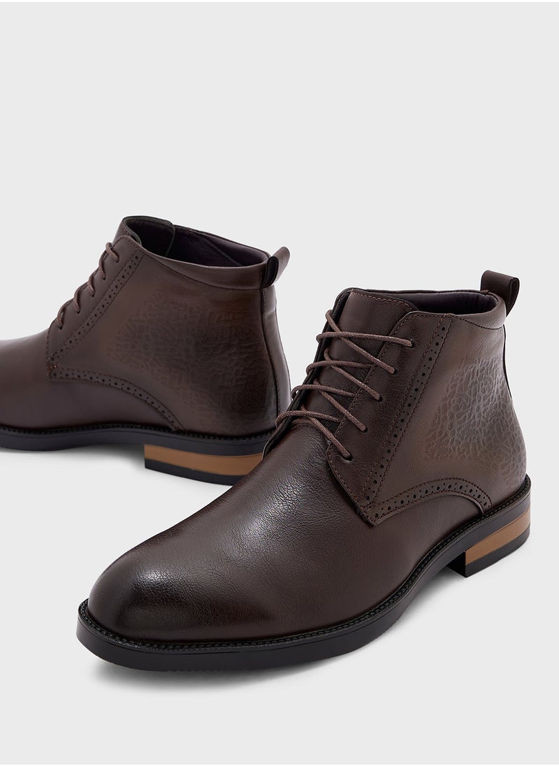 Robert Wood Formal Lace Up Boots  - Image 4