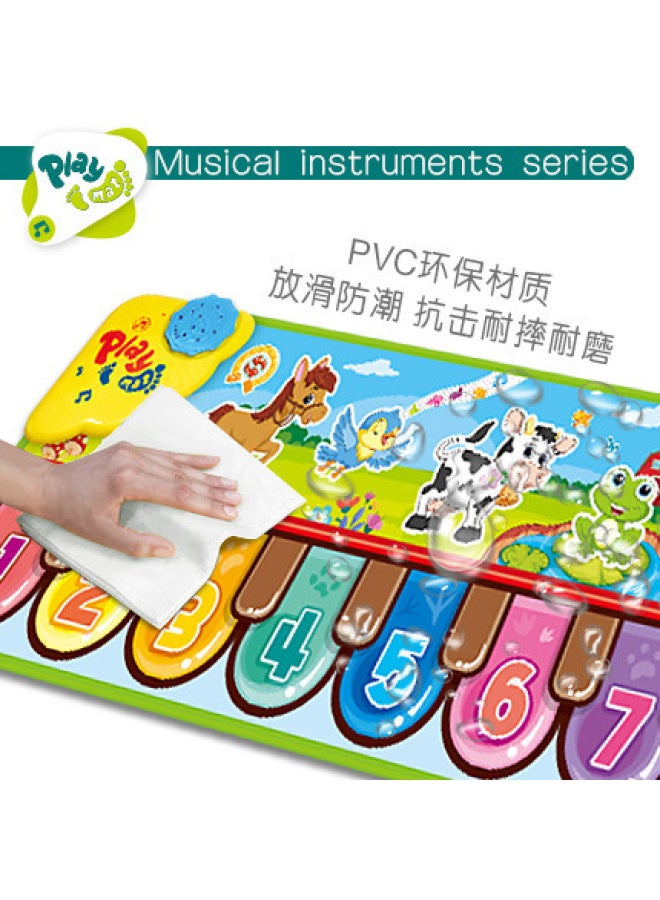 YF Children's Music Piano Blanket Parent-child Interactive Toys Six Animal Games Dance Blanket Gifts Manufacturers Direct - Image 5