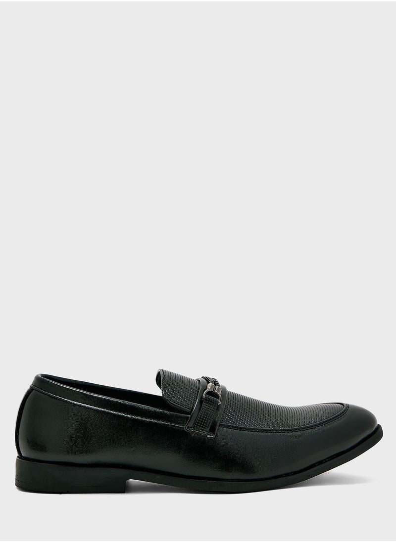 Robert Wood - Perforation Detail Formal Slip Ons - Image 1